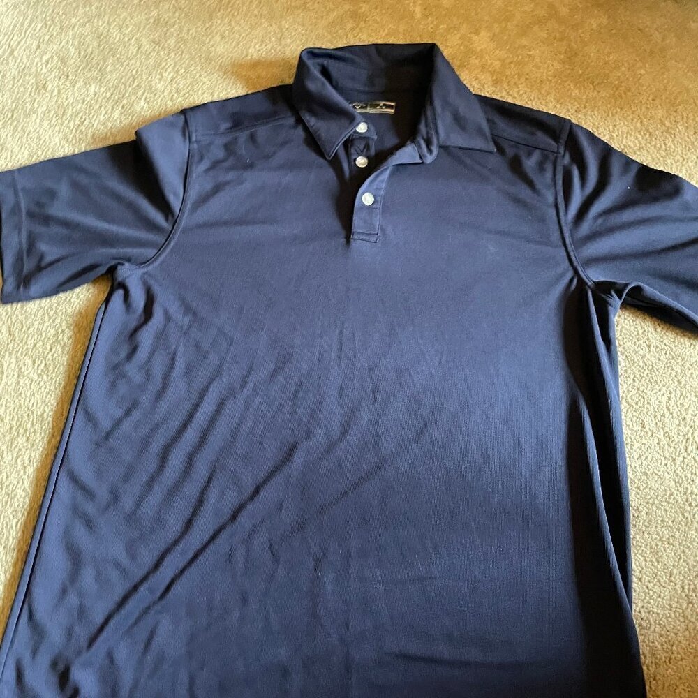 Calloway Golf Shirt Medium Navy Blue